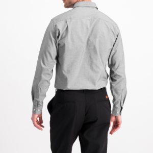 Camisa Ejecutiva Cuadritos Chekers 60% Alg. 40% Pol