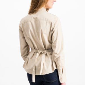 Blusa Casual Maternidad Gabardina Ligera 100% Algodón