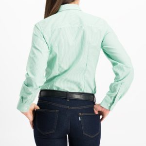 Blusa Ejecutiva Rayas 60% Alg. 40% Pol.