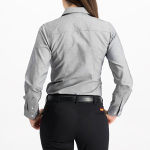 Blusa Ejecutiva Cuadritos Chekers 60% Alg. 40% Pol.