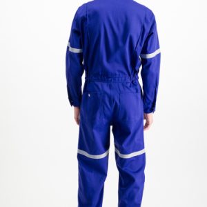 Overol Industrial Ignífuga 100% Algodón con cinta reflejante